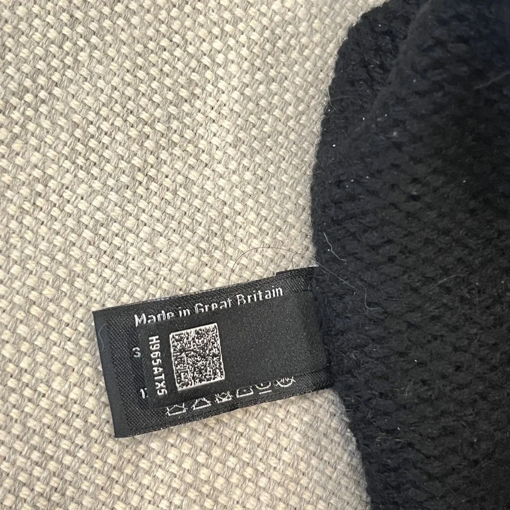 CHANEL Black Knit Beanie